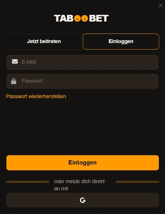 Taboobet Login Taboobet Login